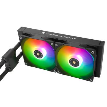 Thermalright Frozen Notte 240 BLACK ARGB Processor V&aelig;skek&oslash;lingss&aelig;t 12 cm Sort 1 stk