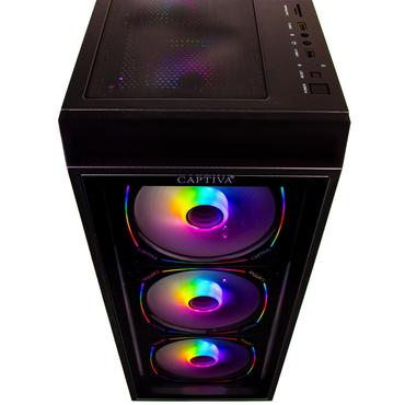 Captiva Highend Gaming PC R89-887 AMD Ryzen 7 7800X3D, 64GB DDR5 RAM, 2TB M.2 SSD, NVIDIA GeForce RTX 5070 (12GB GDDR7), Windows 11 Home