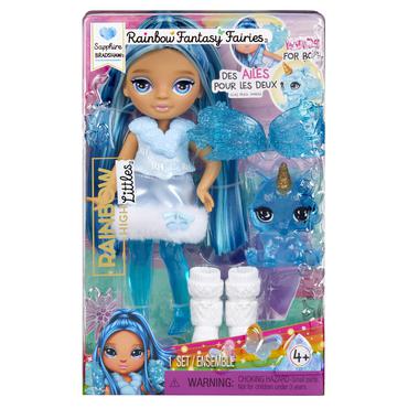 Rainbow High Littles Rainbow Fantasy Fairies Doll- Sapphire (blue)