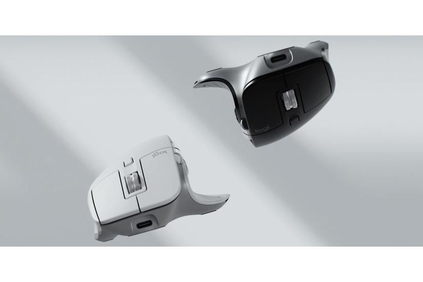 Logitech MX Master 3S Performance Wireless Mouse - mus - Bluetooth, 2.4 GHz - Bleg