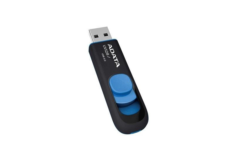 ADATA DashDrive UV128 32GB USB-nøgle USB Type-A 3.2 Gen 1 (3.1 Gen 1) Sort, Blå