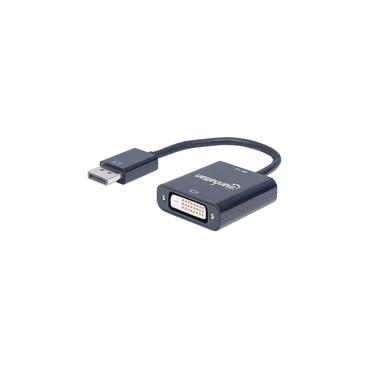 Manhattan 152228 videokabel adapter 0,23 m DisplayPort DVI-D Sort
