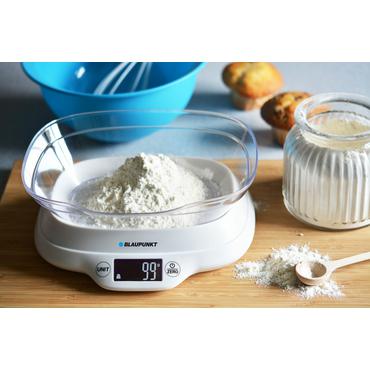 Blaupunkt FKS501 køkken- og diætvægt Hvid Rektandel Elektronisk køkkenvægt