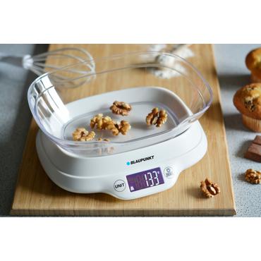 Blaupunkt FKS501 køkken- og diætvægt Hvid Rektandel Elektronisk køkkenvægt