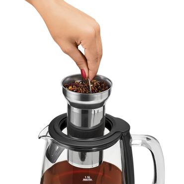 ProfiCook PC-WKS 1167G temaskine 1,5 L 2200 W Bær, Rustfrit stål