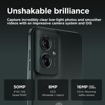 Motorola moto g55 5G 16,5 cm (6.49") Dual SIM Android 14 USB Type-C 8 GB 256 GB 5000 mAh Grå