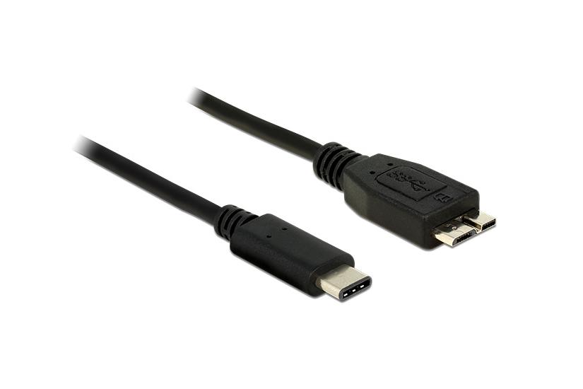 Delock - USB typ C-kabel - Micro-USB typ B till 24 pin USB-C - 1 m