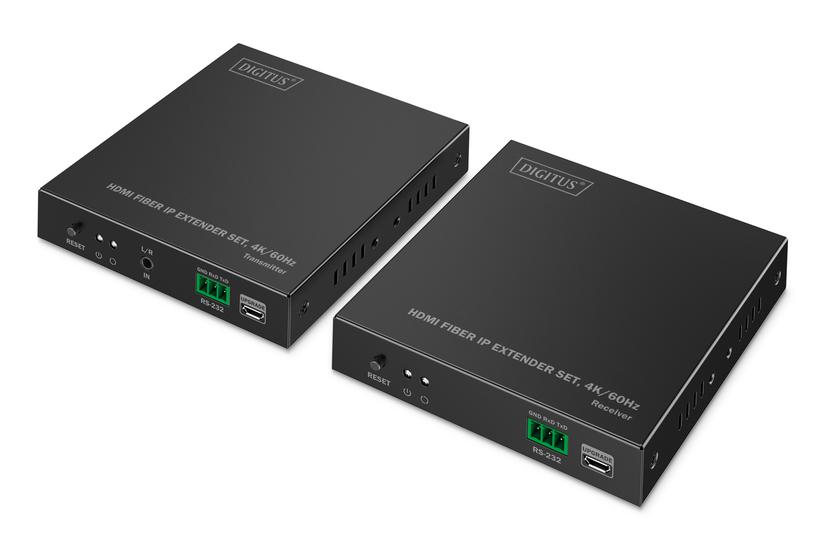 Digitus DS-55350 AV forl&aelig;nger Sender & modtager Sort