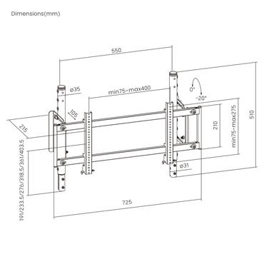 OPLITE Monitorfäste