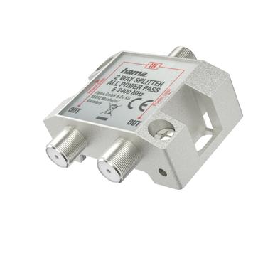 Hama 00205231 kabelsplitter eller -samler Kabelfordeler Sølv