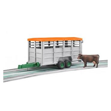 BRUDER Livestock trailer with 1 cow skalamodell dele og tilbehør