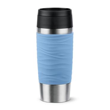 EMSA Travel Mug Waves 36 ml Blå, Rustfrit stål