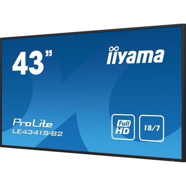 iiyama ProLite LE4341S-B2 43" Klass (42.5" visbar) LED-bakgrundsbelyst LCD-skärm