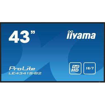 iiyama ProLite LE4341S-B2 43" Klass (42.5" visbar) LED-bakgrundsbelyst LCD-skärm