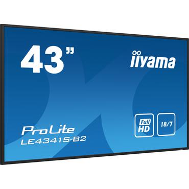 iiyama ProLite LE4341S-B2 43" Klass (42.5" visbar) LED-bakgrundsbelyst LCD-skärm
