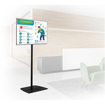 B-Tech BT8572 139,7 cm (55") Sort Gulv