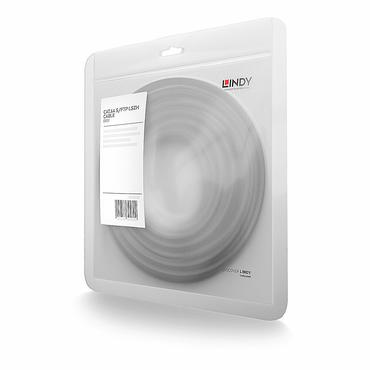 Lindy 47619 netværkskabel Grå 15 m Cat6a U/UTP (UTP)