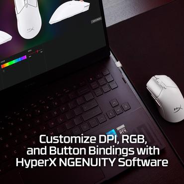 HyperX Pulsefire Haste 2 Mini – Trådløs gamingmus (hvid)