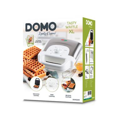 DOMO DO9222W - vaffeljern - rostfritt st&aring;l