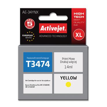 Activejet AE-34YNX Ink (erstatning Epson 34XL T3474; Supreme; 14 ml; gul)