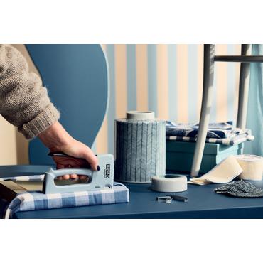 Hæftepistol R13 hobby blister lyseblå