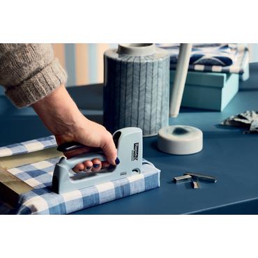 Hæftepistol R13 hobby blister lyseblå