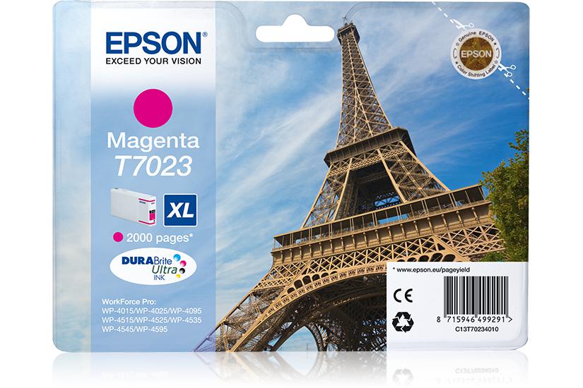Epson T7023 - St&oslash;rrelse XL - magenta - original - bl&aelig;kpatron