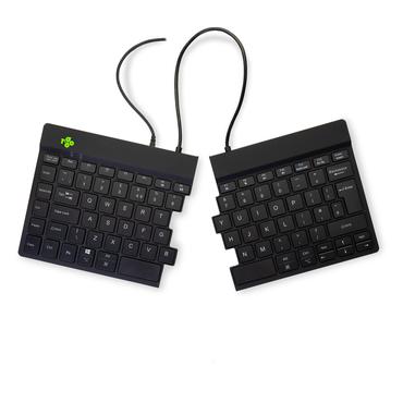 R-Go Ergonomic Keyboard Split break - tastatur - QWERTY - UK - sort Indgangsudstyr