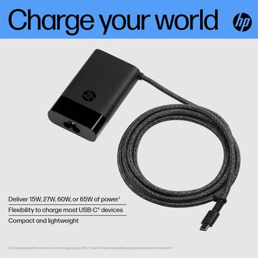 HP - USB-C strømadapter - 65 Watt