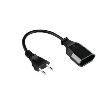 Good Connections Strømkabel - Euro plug CEE 7/16 - Euro socket CEE 7/16 - 0.2 m - Lige