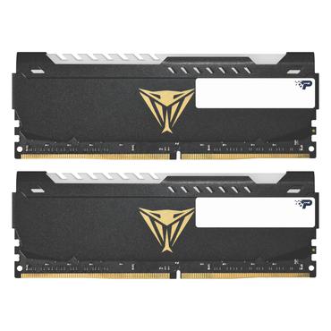 Patriot Viper Steel RGB - 64GB:2x32GB - DDR4 RAM - 3600MT/s - DIMM 288-PIN - Ikke-ECC - CL18