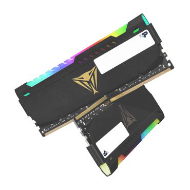 Patriot Viper Steel RGB - 64GB:2x32GB - DDR4 RAM - 3600MT/s - DIMM 288-PIN - Ikke-ECC - CL18
