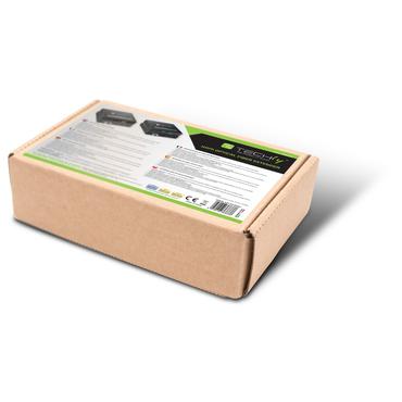 Techly IDATA EXT-EF3000 AV forlænger AV sender & modtager Sort