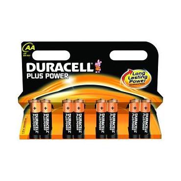 Duracell batteri - 8 x AA type - Alkalisk