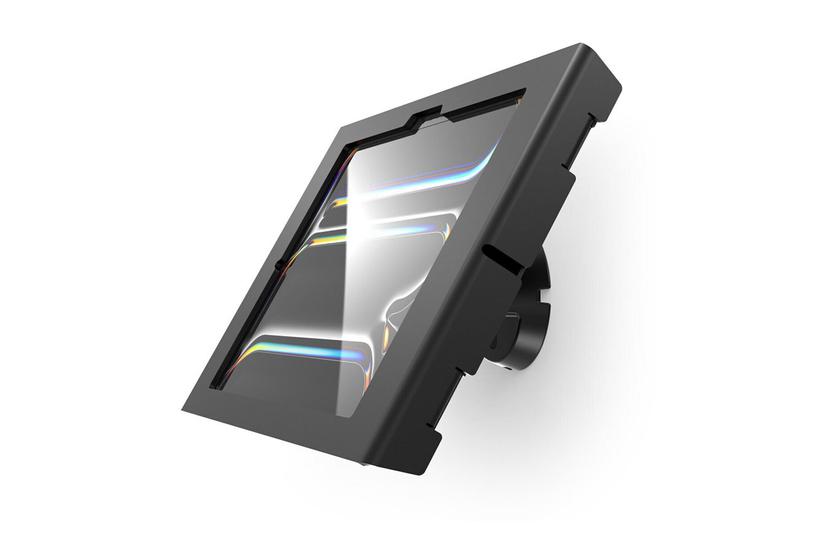 Compulocks Ipad Pro    2024 Apex Enclosure Tilting Wall Mount Monteringssæt Eksponeret Front Bagsidekamera Sensorer Vippe For Tablet Sort