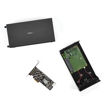 StarTech.com Thunderbolt 3 PCIe Expansion Chassis, External Enclosure Box with 1x PCI-Express Slot, 5K/4K Output Via TB3/DP Ports, TAA - busudvidelse til system - DP