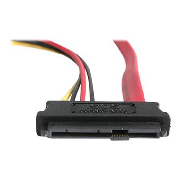 StarTech.com 18in SAS 29 Pin to SATA Cable with LP4 Power