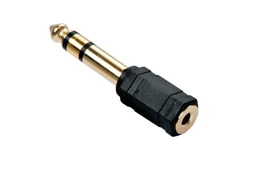 Lindy 35620 kabel k&oslash;nsskifter 6.3mm 3.5mm Sort