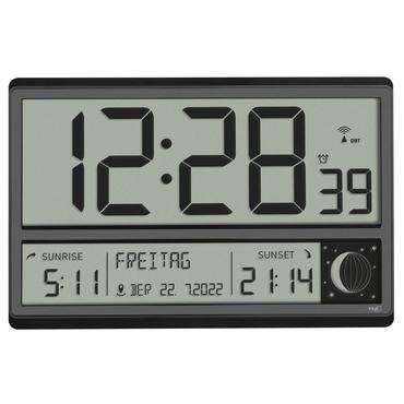 TFA 60.4524.01 black Digital XL Wall Clock