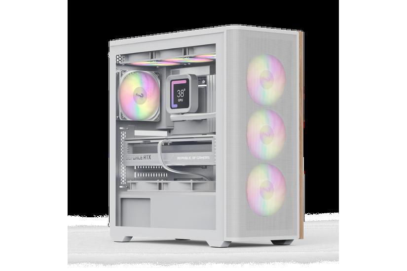 Aerocool Chassi - Midi Tower - ATX, micro ATX, Mini-ITX - 17,1 cm - 40 cm - 7 - SPCC - Vit