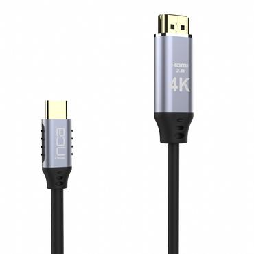 INCA USB Kabel ITCH-02TX Typ C > HDMI, 1.4, 4K30Hz, 2m retail (ITCH-02TX)