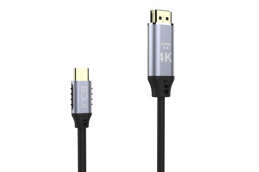 INCA USB Kabel ITCH-02TX Typ C > HDMI, 1.4, 4K30Hz, 2m retail (ITCH-02TX)