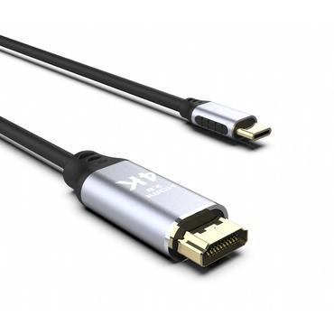 INCA USB Kabel ITCH-02TX Typ C > HDMI, 1.4, 4K30Hz, 2m retail (ITCH-02TX)