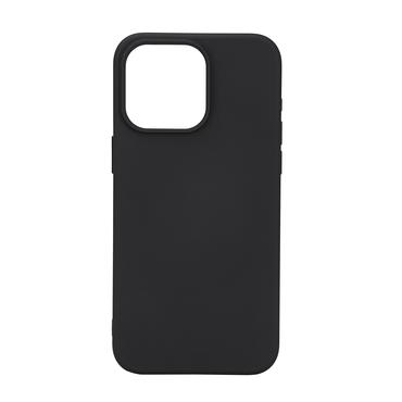 iPhone 15 Pro Max Ultra-slim soft case made out of 80% recycled materials, silicone, black