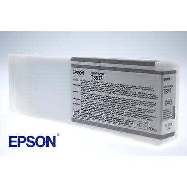 Epson T5917 - gr&aring;svart - original - bl&auml;ckpatron