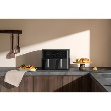 Xiaomi MAF-D1001 Dobbelt 10 L Enkeltstående 2700 W Varmluftsteger Sort