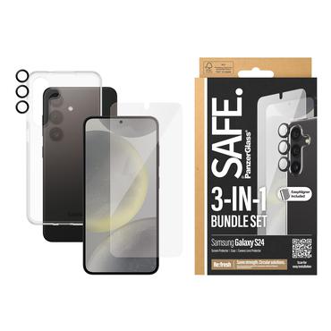 PanzerGlass SAFE. by ® 3-i-1 Pakke Samsung Galaxy S24