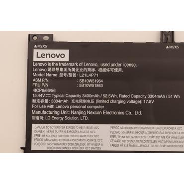 Lenovo Battery Internal 4 Cell 52.5Wh LiIon (5B10W51863)