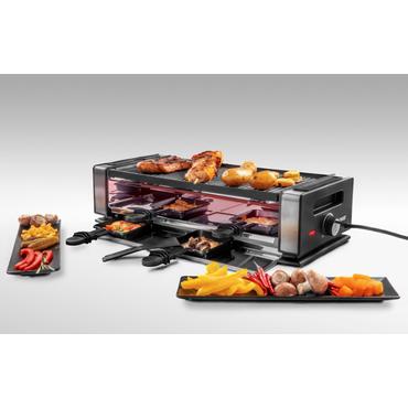 UNOLD 48760 Delice Basic - raclette/grill/griddle/hot stone - svart / rostfritt stål