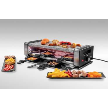 UNOLD 48760 Delice Basic - raclette/grill/griddle/hot stone - svart / rostfritt stål